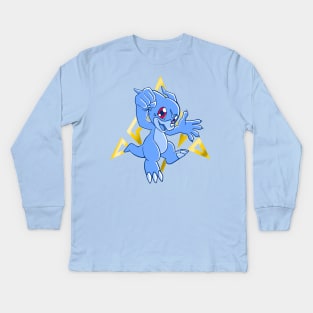 Veemon Kids Long Sleeve T-Shirt